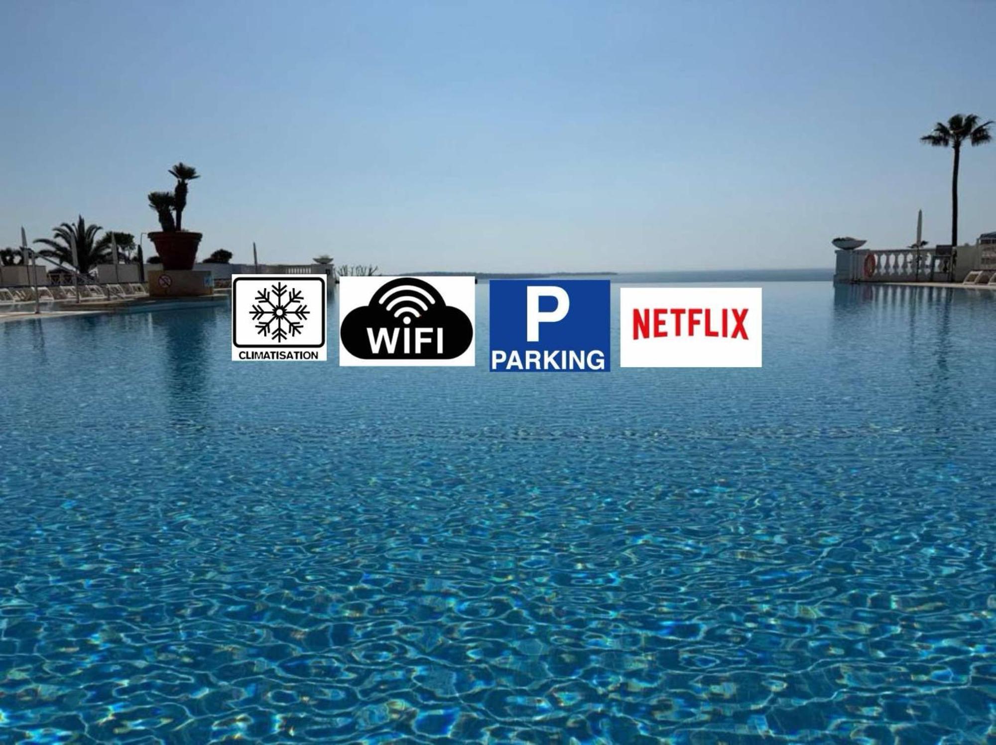 Appartement Vue Et Piscine Climatisation Wifi